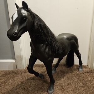 Battat Black Quarter Horse Gelding Toy For 18” Play Dolls